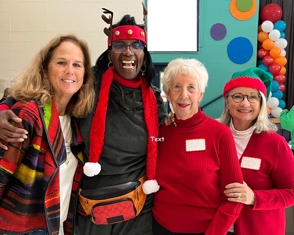 Chapter members host holiday luncheon for Mary Hall Freedom Village