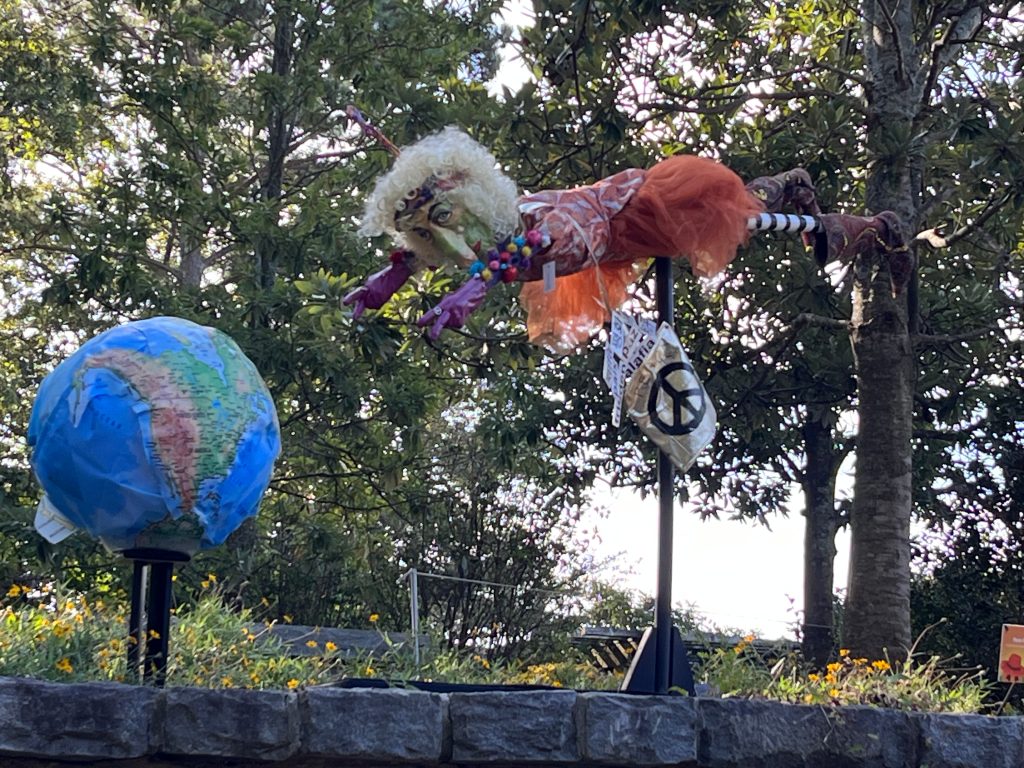 Thrift Witch (AKA Peace Witch) visits the Atlanta Botanical Garden
