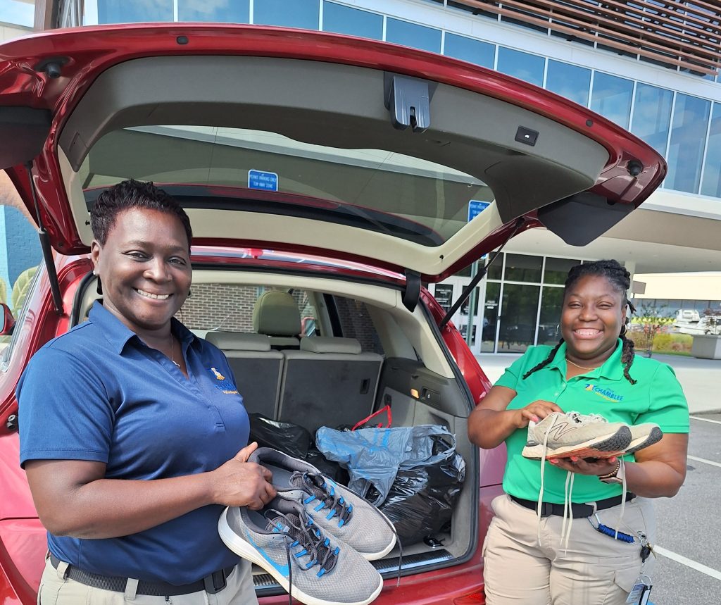 chamblee police shoe distribution