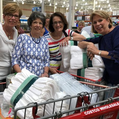 Outreach (2) The Outreach Committee purchased items to help with Hurricane Harvey recovery efforts in 2017.