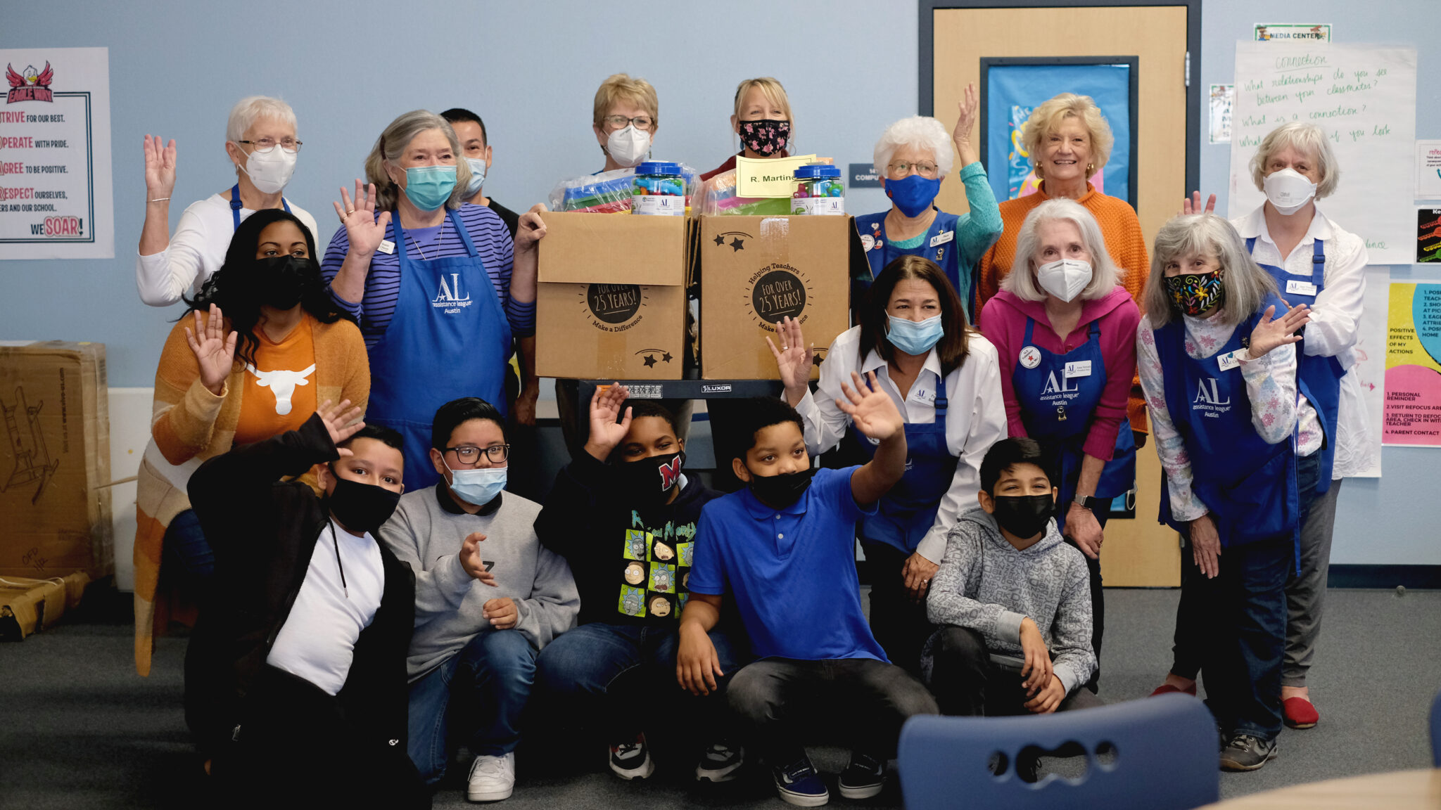 Operation Wish List Delivers Goods to Presidential Meadows Elementary