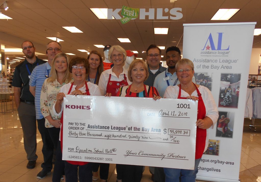 Assistance League of the Bay Area Celebrates Kohl’s Department Store