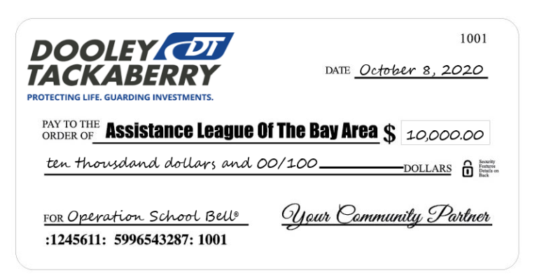 Dooley Tackaberry Gifts Chapter 10,000 for Operation