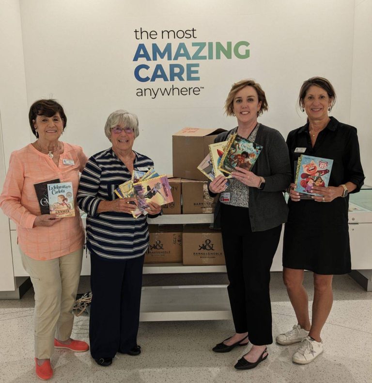Books Donated to the Galveston Shriner’s Hospital Children’s Burn Unit