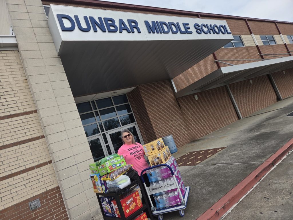 Final Delivery of Nonperishable Snacks to Dunbar Middle School for 2024-2025