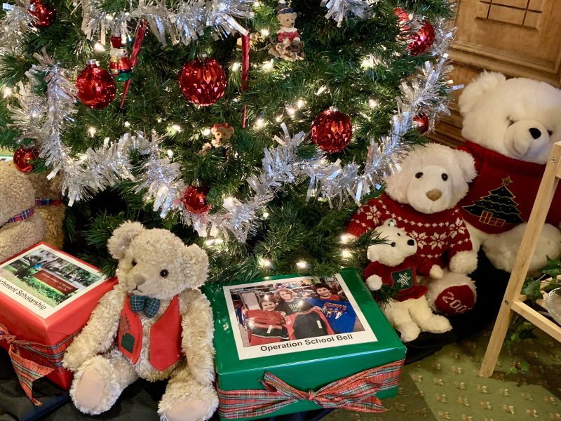 Assistance League's Chrsitmas tree at the old museum