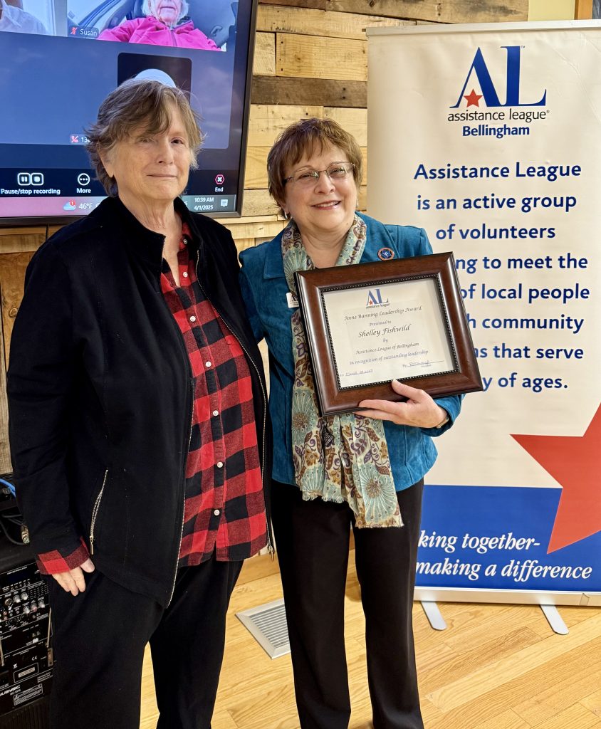 Anne Banning Leadership National Award Presented to Assistance League of Bellingham's Shelley Fishwild