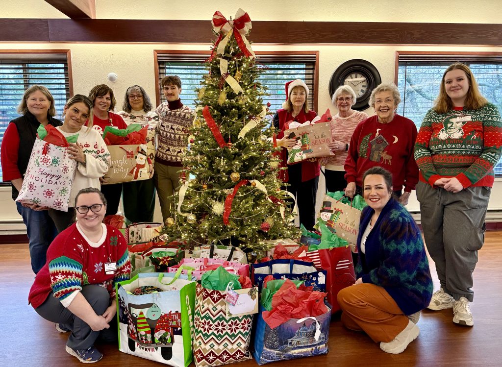 Avalon Healthcare receives Christmas presents from Assistance League