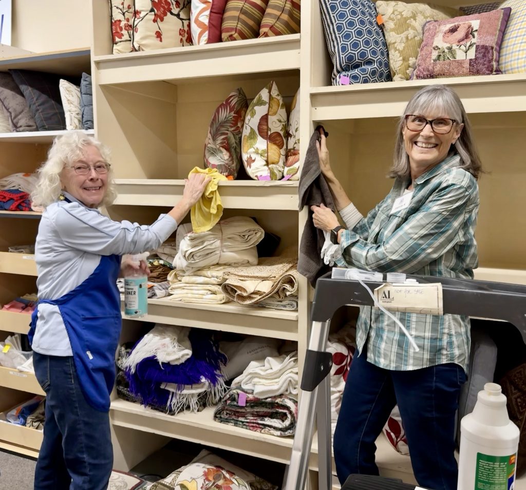 Assistance League Members Are Busy Bees Spring Cleaning Shop