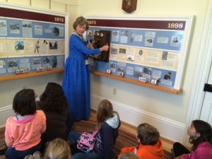 The History room has old telephone and telegraph equipment