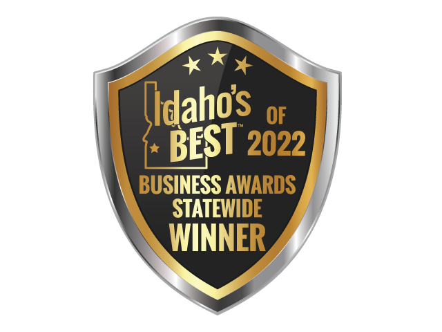 Idaho's BEST of 2022 Business Awards Statewide Winner badge