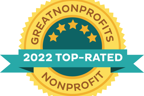 GreatNonProfits 2022 Top-Rated logo