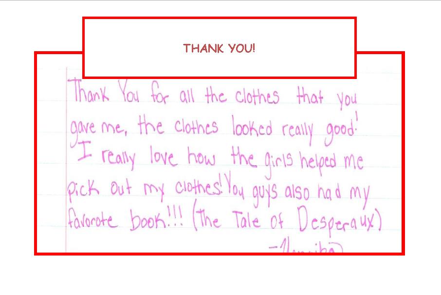 THANK YOU with border