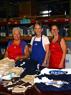 Assistance League of the Chesapeake Kids In Need Uniform sorting