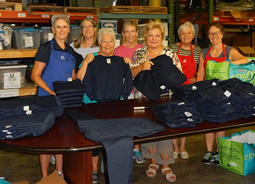Operation School Bell, Kids In Need Uniform Sorting
