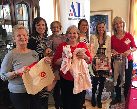 Assistance League of the Chesapeake members at the annual Stork's Nest Baby Shower.