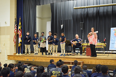 Cantare performs for local elementary schools, hosted by Assistance League of the Chesapeake.