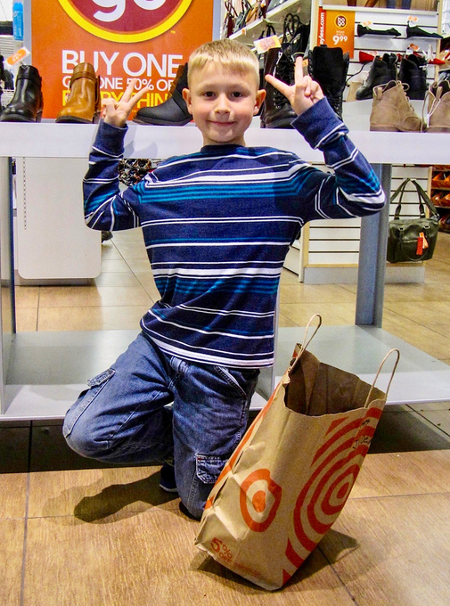 OSB boy thumbs up Target