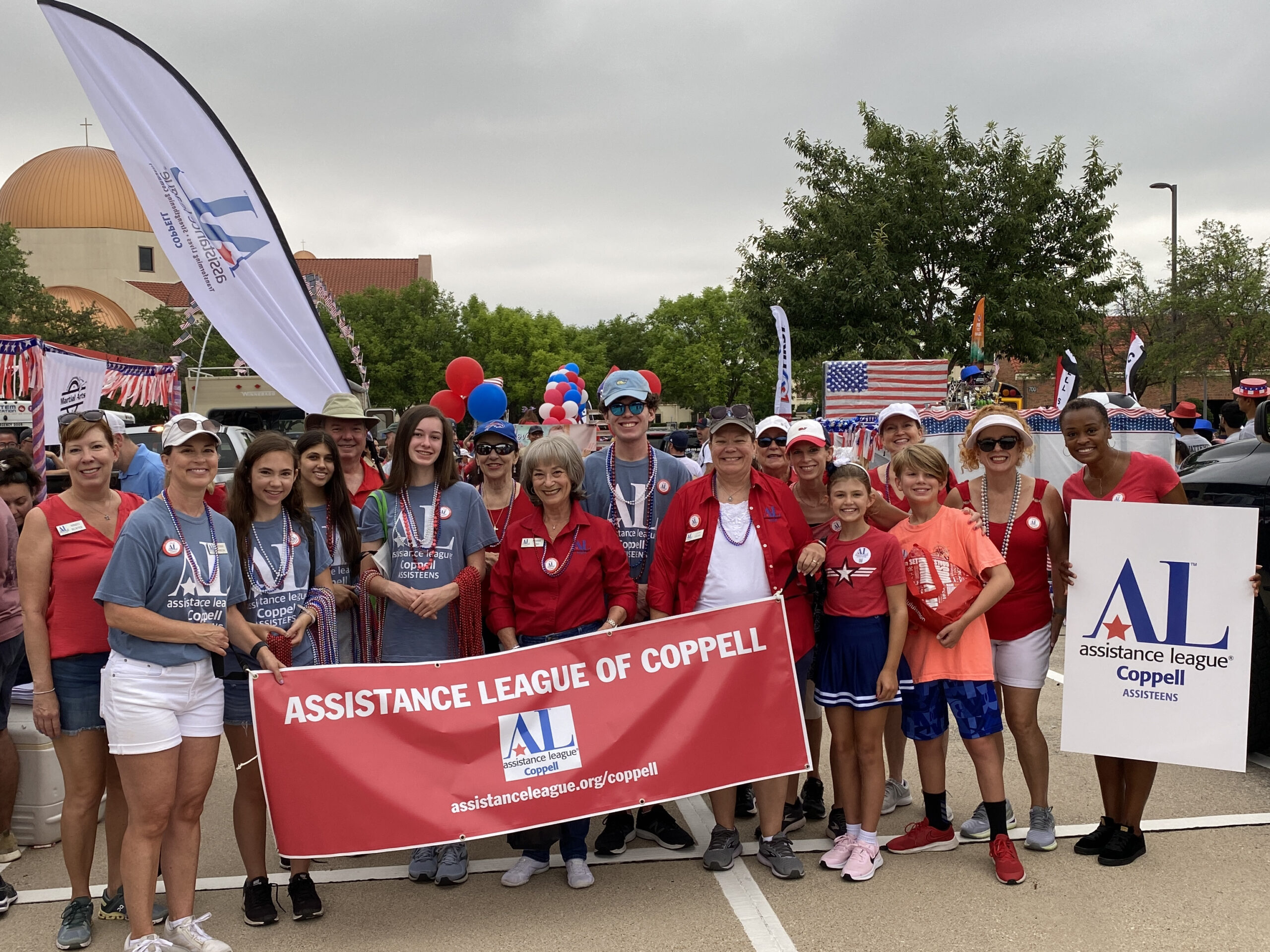 Celebrating At The Coppell Independence Day Parade Assistance League