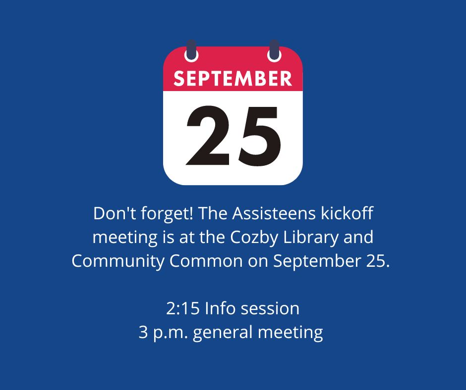 Assisteens Kickoff Meeting September 25
