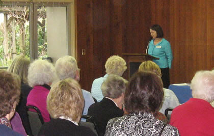 ALC member presenting at the Speakers' Bureau