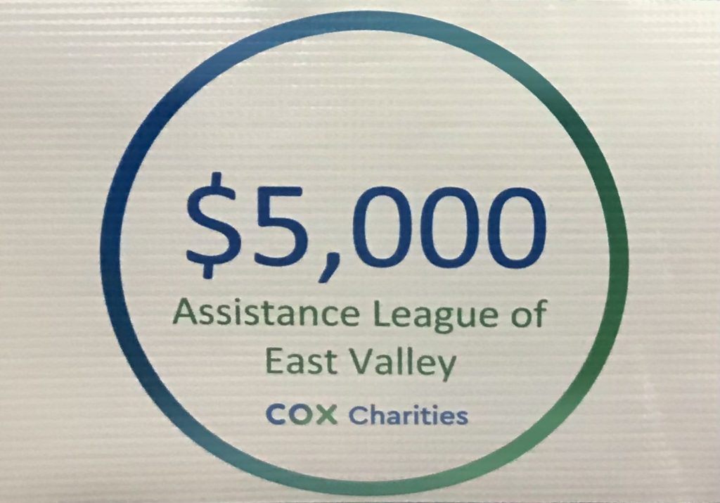 Thank you, COX  Charities!
