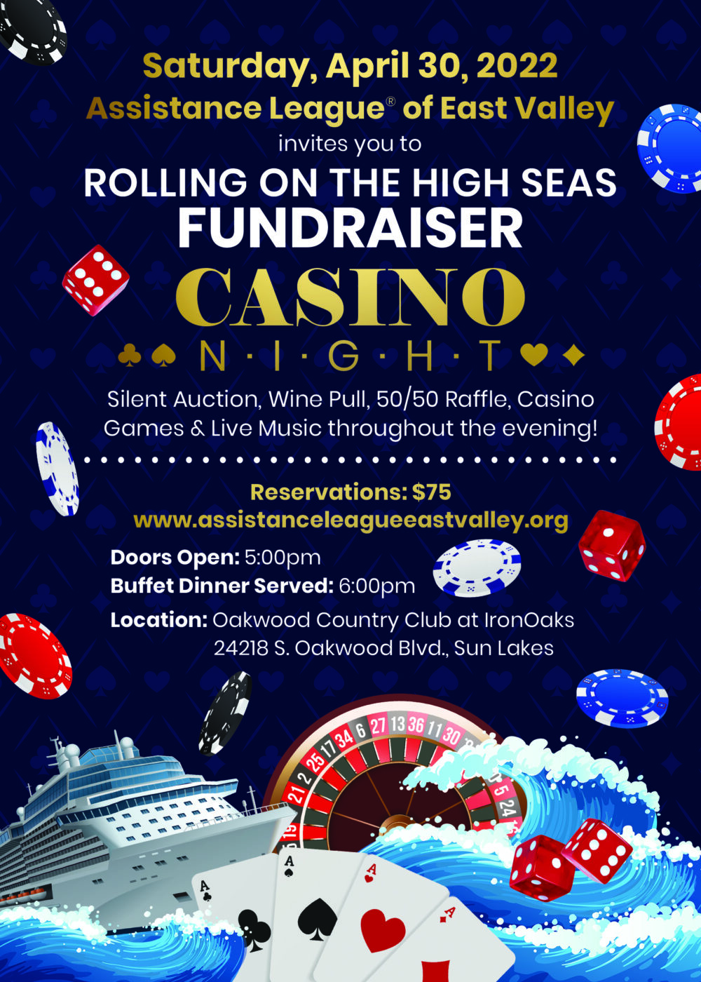 Rolling on the High Seas Casino Night!