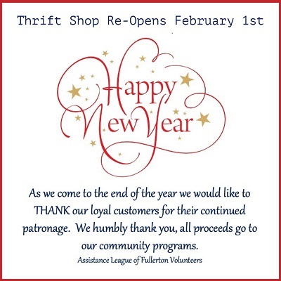 Happy New Year reopening Feb 1