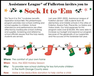 Sock It To 'Em Donation
