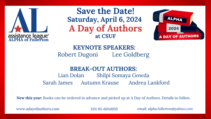 ALPHA Day of Authors April 6