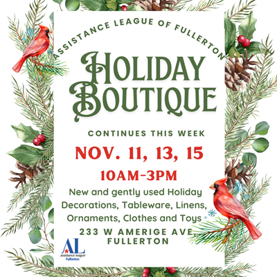 Holiday Boutique Continues