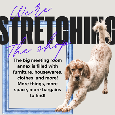 More space, more bargains!
