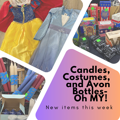 Candles and Costumes new this week