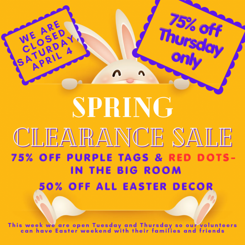 Spring Clearance Sale