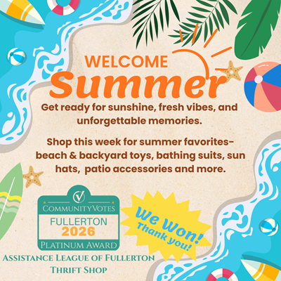 Welcome Summer - Fullerton Awarded Platinum