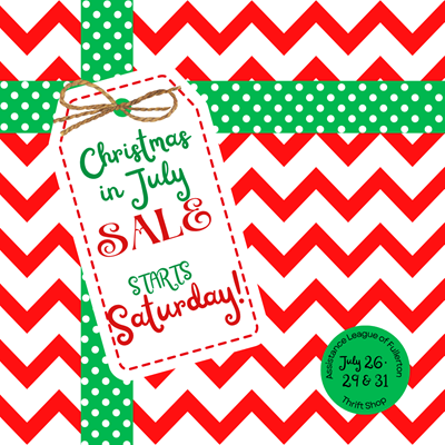 Christmas in July Starts Saturday