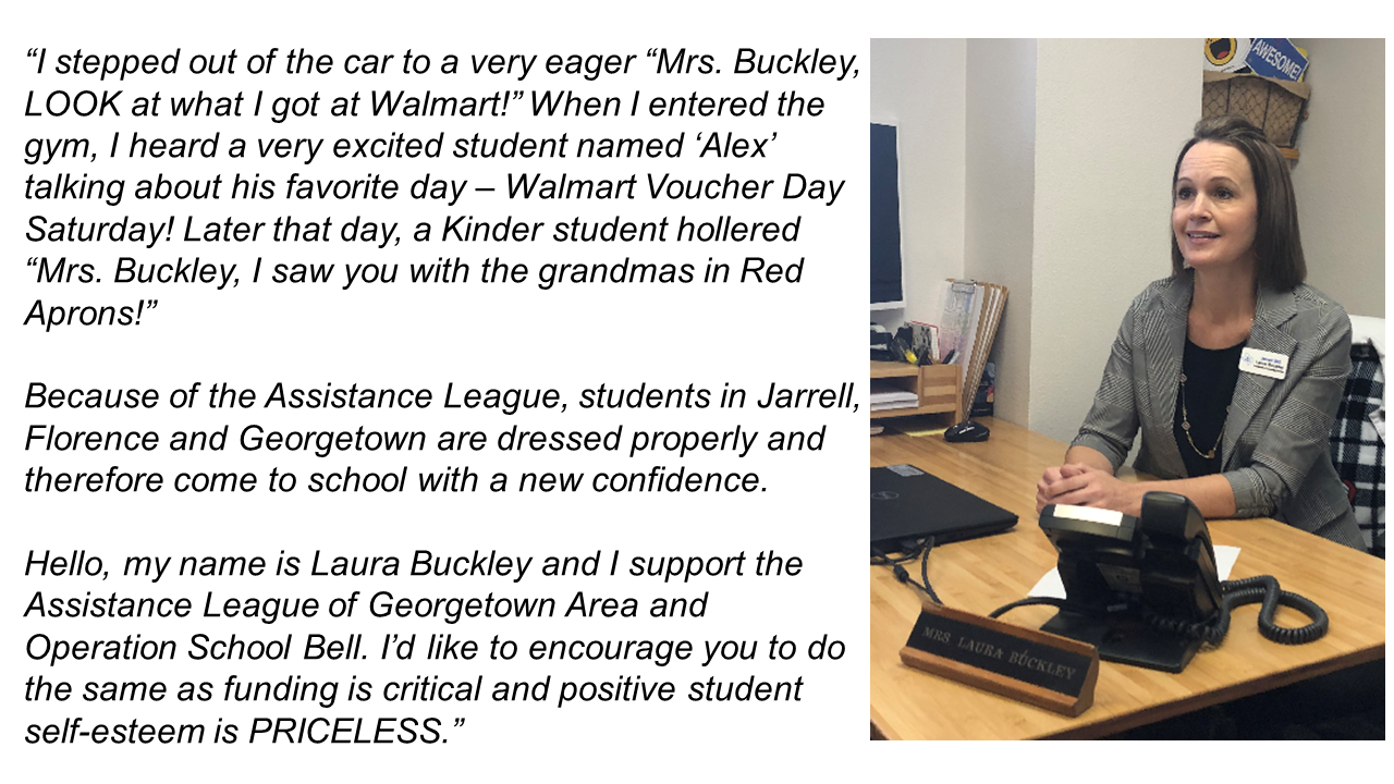 Laura Buckley - Jarrell Testimonial
