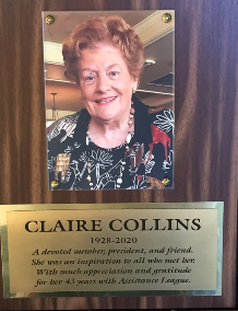 Honoring Claire Collins
