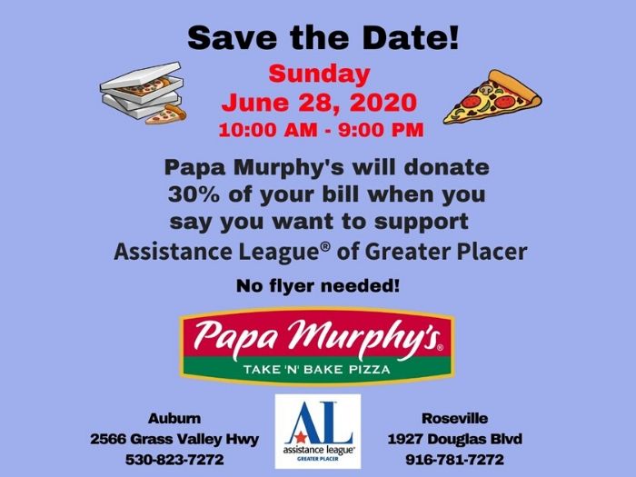 Papa Murphy's Pizza Fundraiser