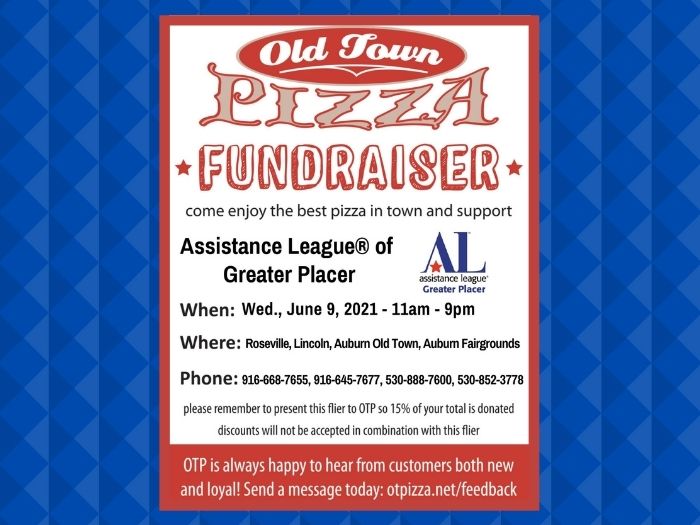 Come to our Pizza Fundraiser June 9th!
