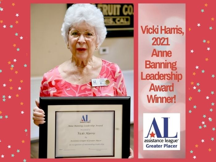 Vicki Harris - Anne Banning Award Winner!