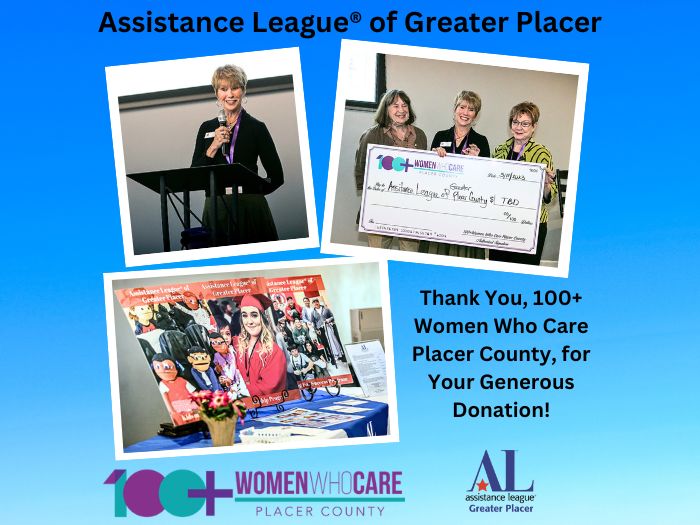 Thank You 100+ Women Who Care Placer County