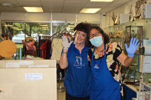 Friendly Smiles at the Thrift Shop