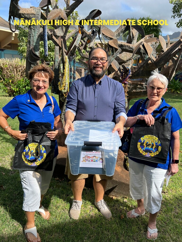 Member Volunteers at Nanakuli Intermediate School