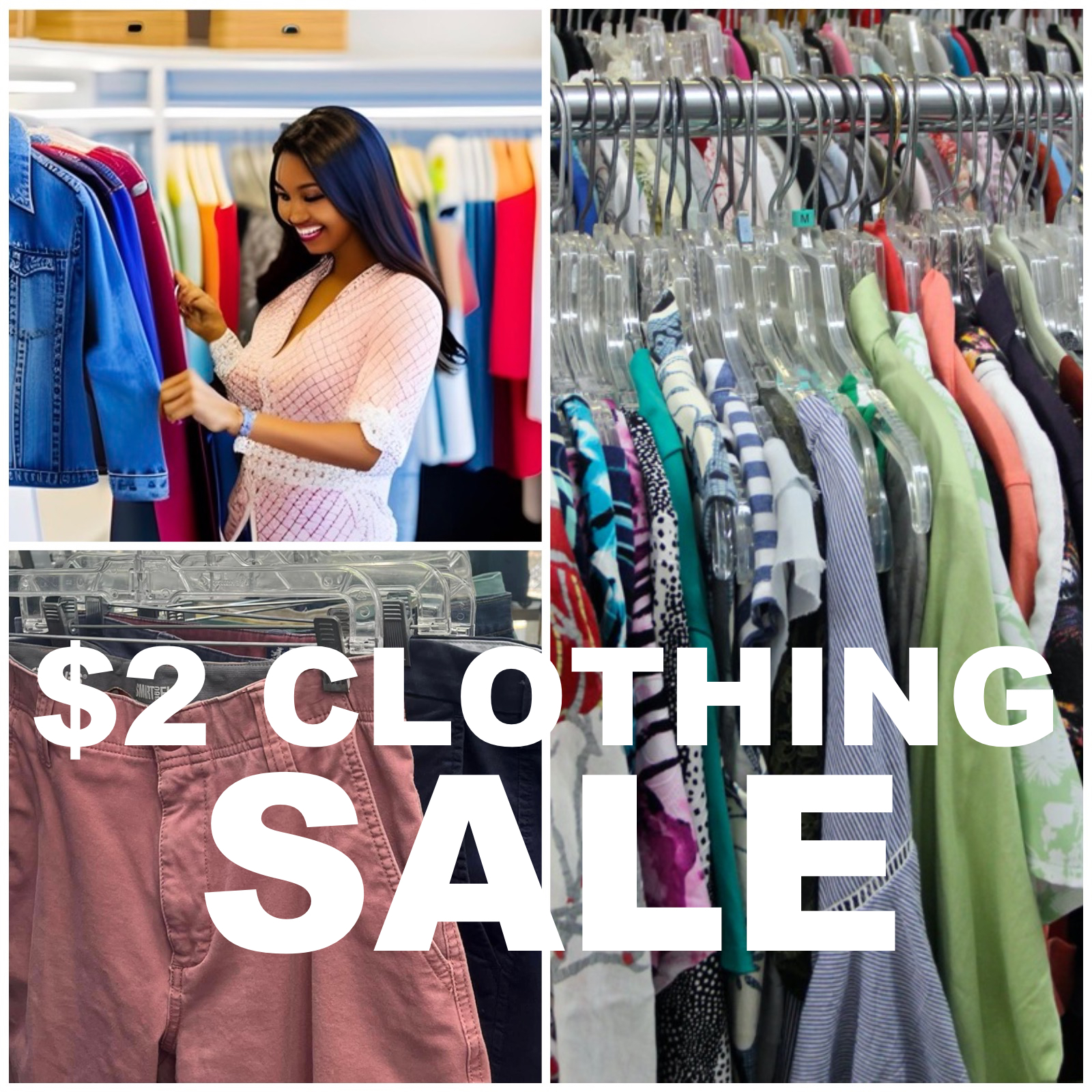 $2 Clothing Sale
