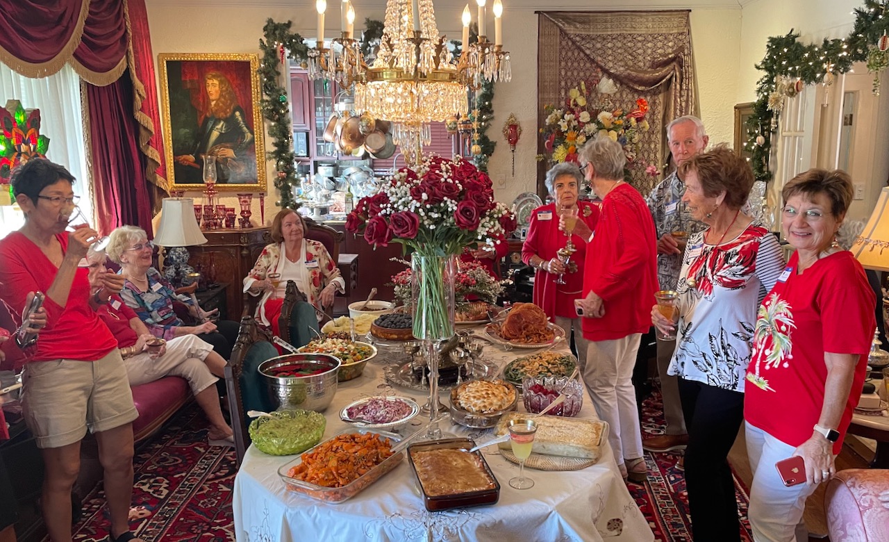 Such an amazing buffet table with our delicious lunch