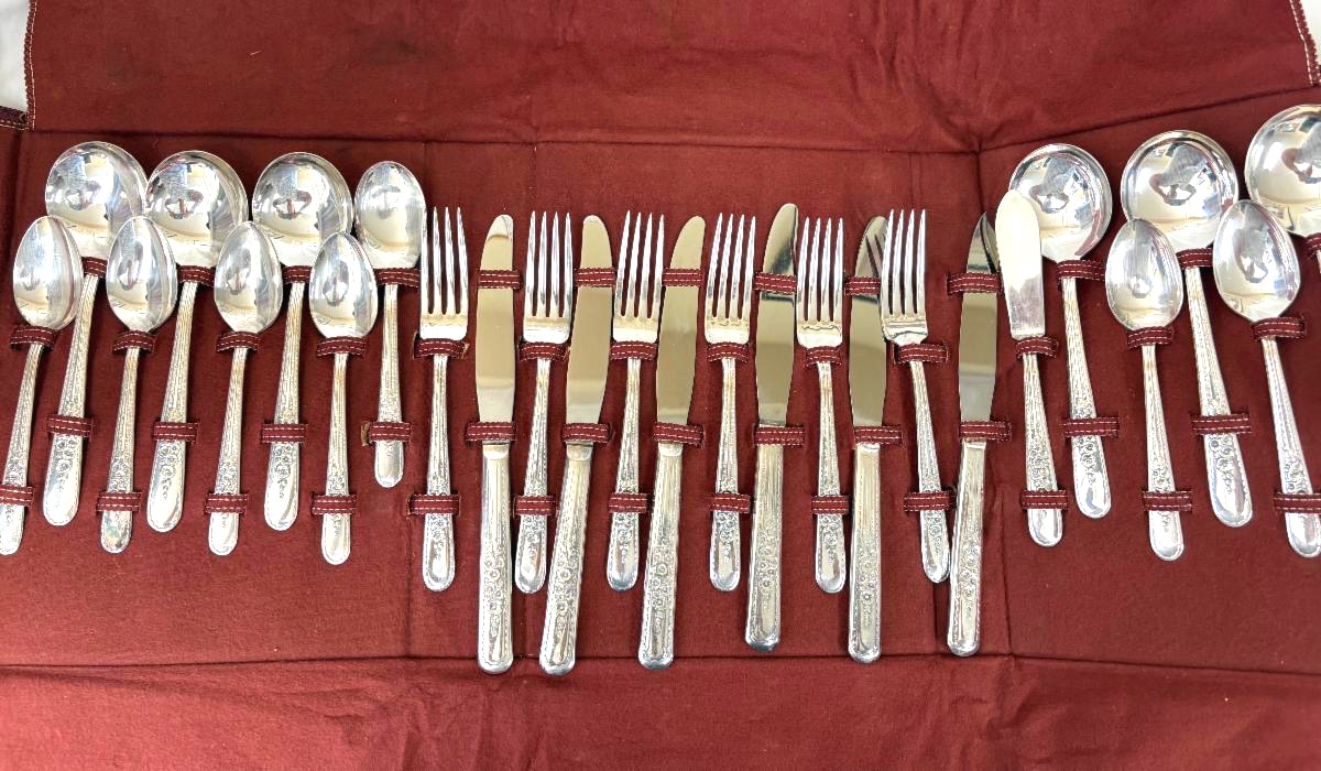 Silver Plate Flatware Set