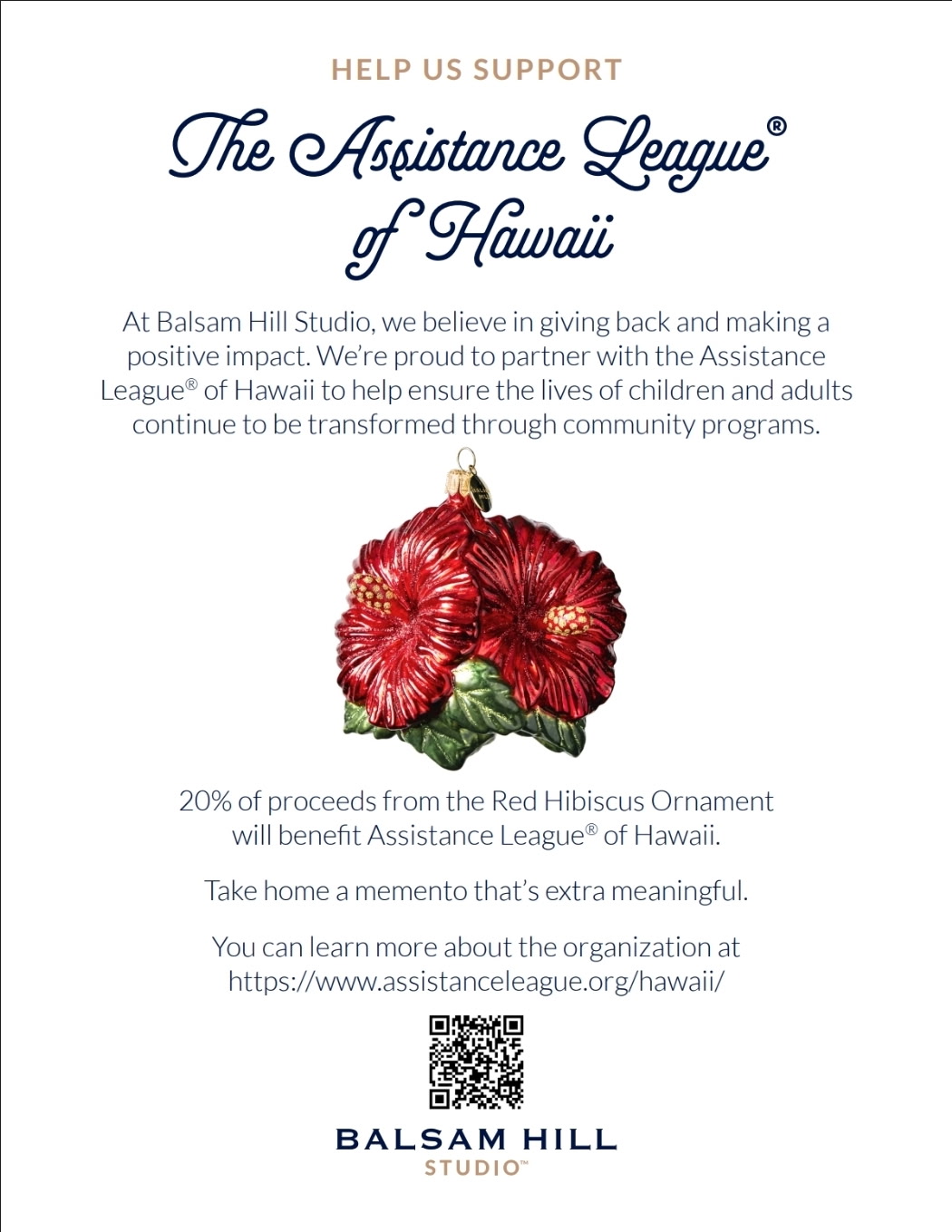 Help Us Support Assistance League of Hawaii