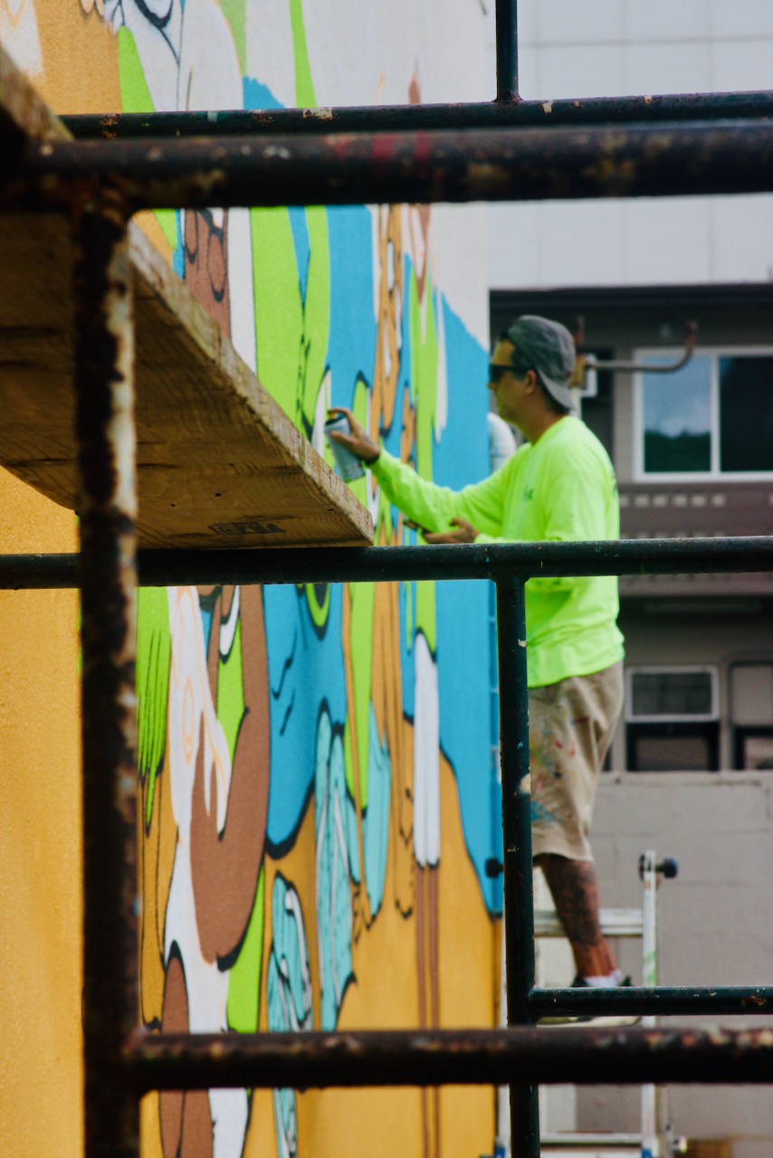 Mural creation by Streetfelt Murals