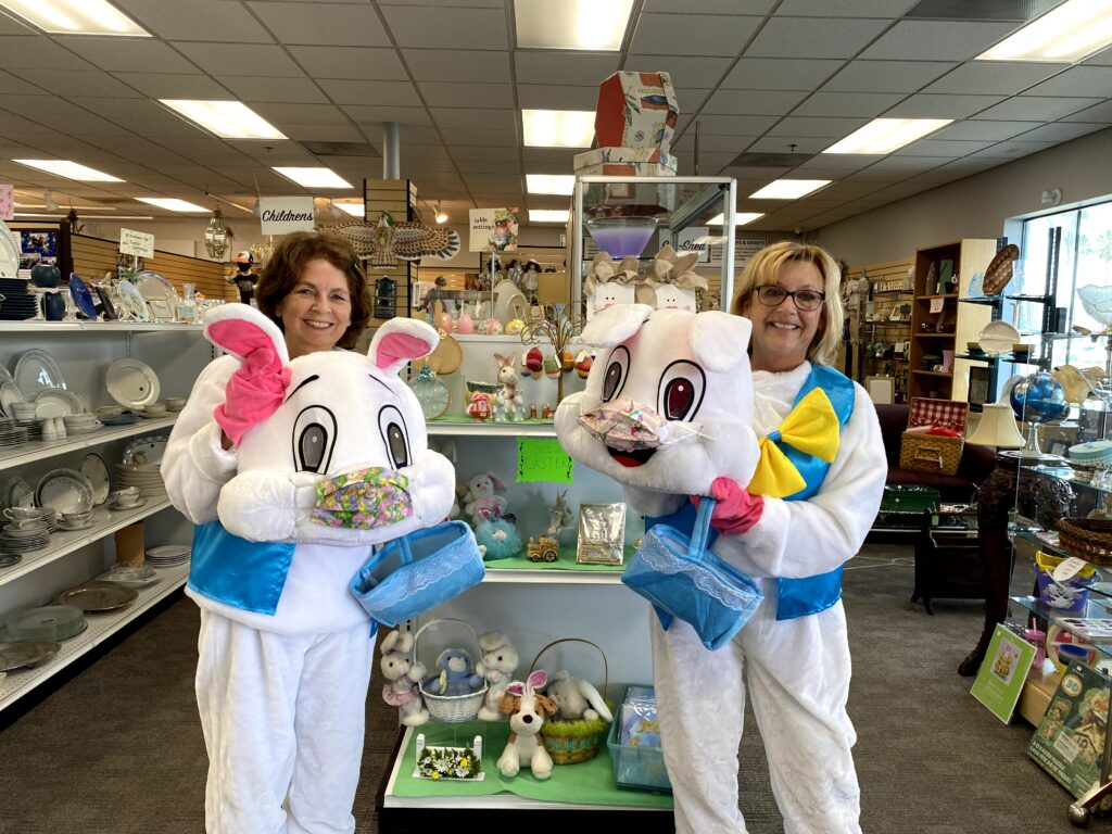 Thrift Shop Easter Bunnies